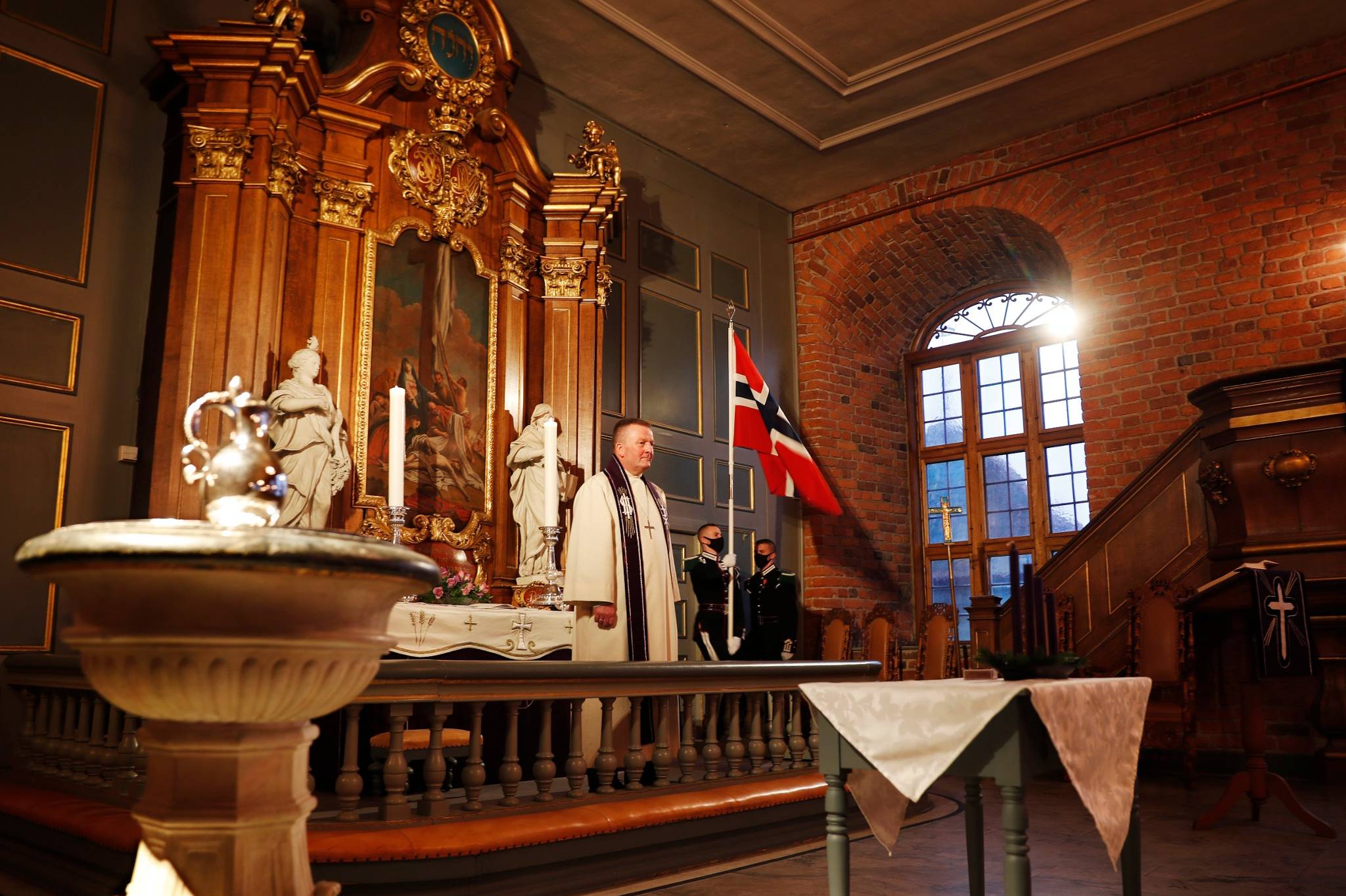 mässa i kyrkan